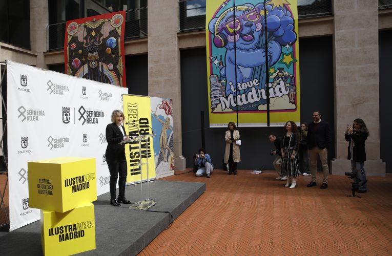 Serrería Belga presenta obras inéditas de 16 ilustradores que reinterpretan iconos de Madrid