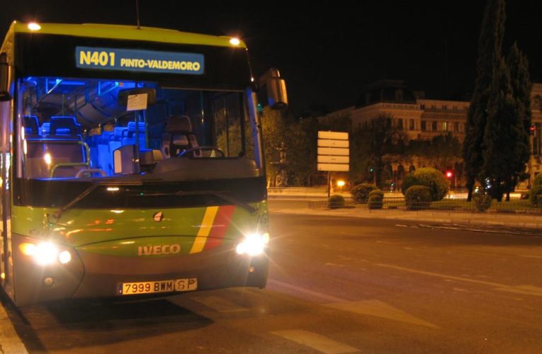 La Comunidad de Madrid supera los 21.000 usuarios en la parada a demanda en autobuses interurbanos nocturnos