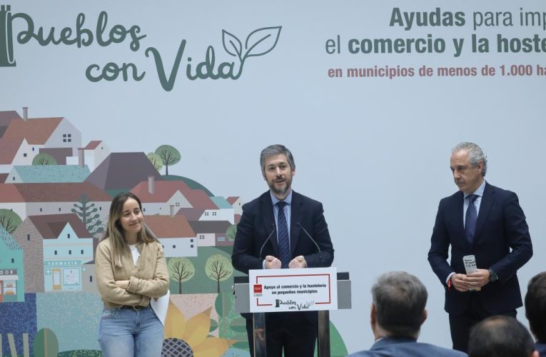 La Comunidad de Madrid abre el plazo para solicitar nuevas ayudas de impulso al comercio y la hostelería rural