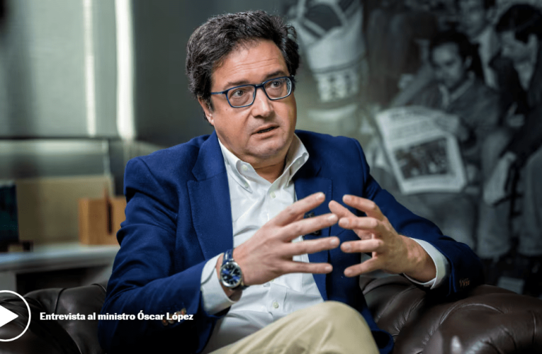 Entrevista a Óscar López en EL PAIS