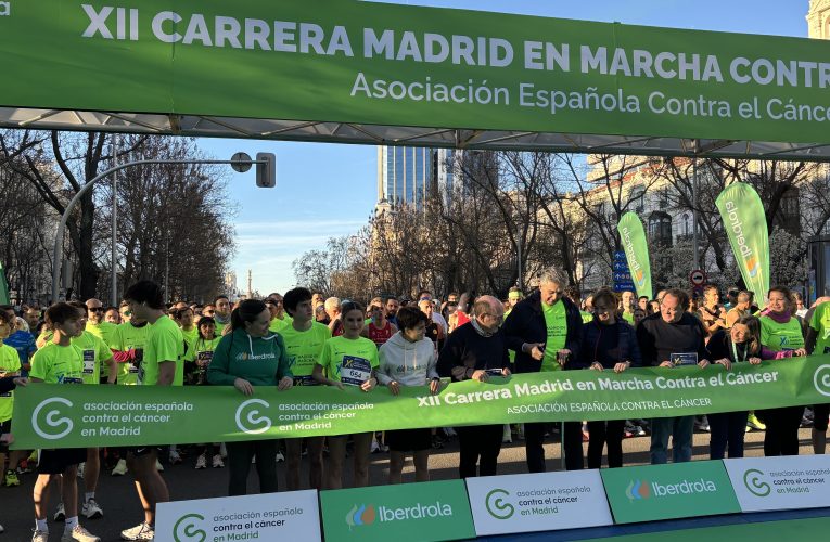 El Ayuntamiento apoya la investigación oncológica en la XII Carrera Madrid en Marcha Contra el Cáncer