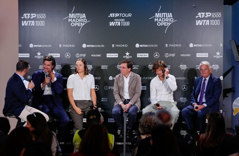 Almeida señala al Mutua Madrid Open de tenis como “el principal evento deportivo que tiene la ciudad”