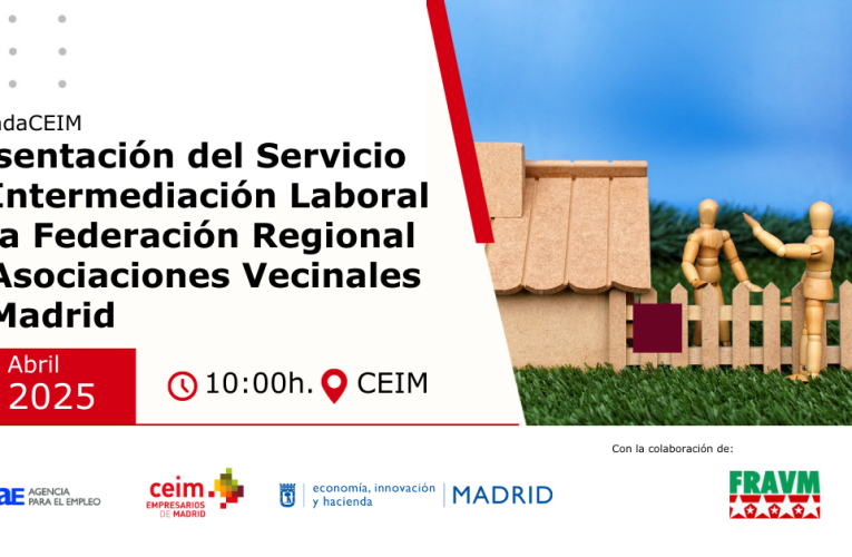 Presentación del Servicio de Intermediación Laboral de la Federación Regional de Asociaciones Vecinales de Madrid