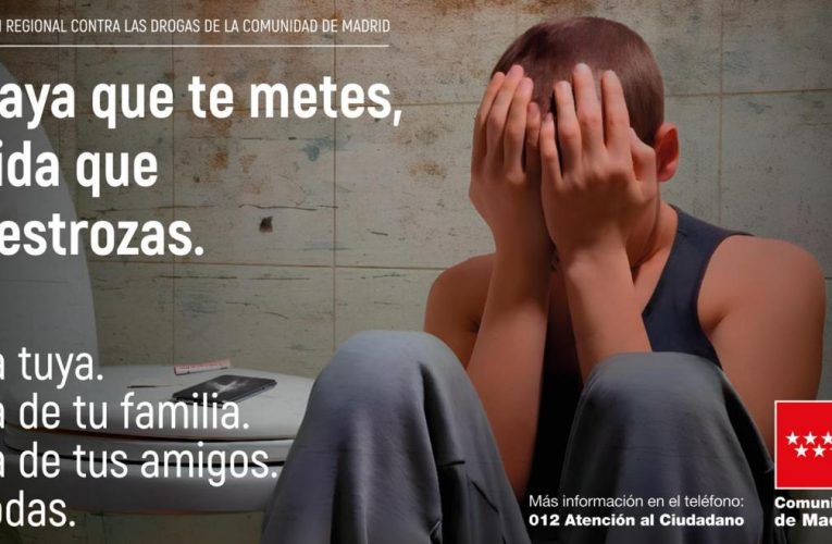 La Comunidad de Madrid inicia hoy una nueva campaña contra las drogas centrada en los efectos perversos de la cocaína