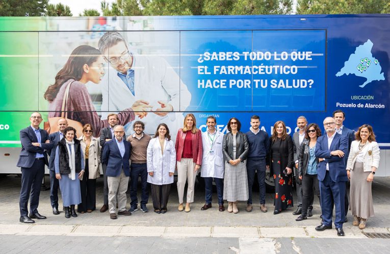 La unidad móvil ‘Aquí hay un farmacéutico… en marcha’ se instala en Pozuelo de Alarcón