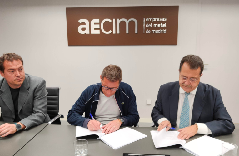 AECIM firma el nuevo Convenio Colectivo del Comercio del Metal con sindicatos hasta 2027