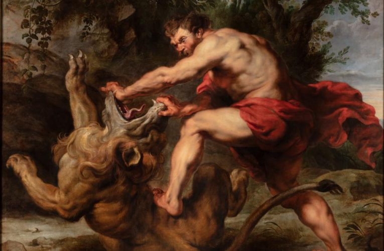 La Comunidad de Madrid declara BIC la pintura Sansón y el león de Rubens, maestro del Barroco