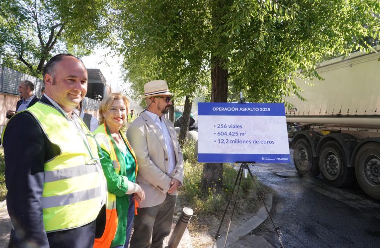 Comienza la Operación Asfalto 2025, que renovará el pavimento de 256 calles de los 21 distritos