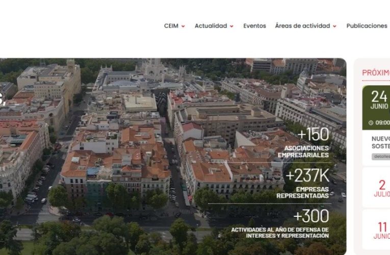 CEIM estrena nueva página web – CEIM, Confederación Empresarial de Madrid, CEOE