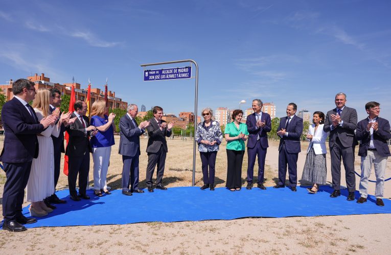 Madrid dedica un parque al alcalde José Luis Álvarez y Álvarez, “un político en mayúsculas”