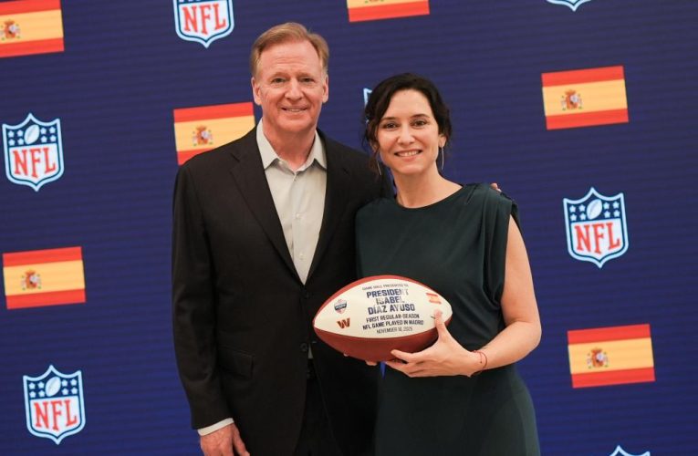 La Comunidad de Madrid refuerza en Nueva York su alianza con la NFL para acoger partidos oficiales de la liga regular de fútbol americano en la región