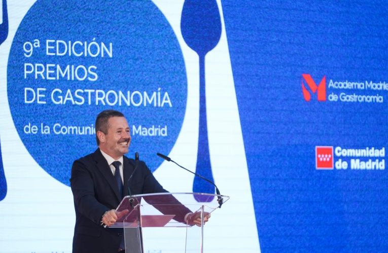 La Comunidad de Madrid, en los IX Premios regionales de Gastronomía que reconocen la excelencia del sector de la restauración