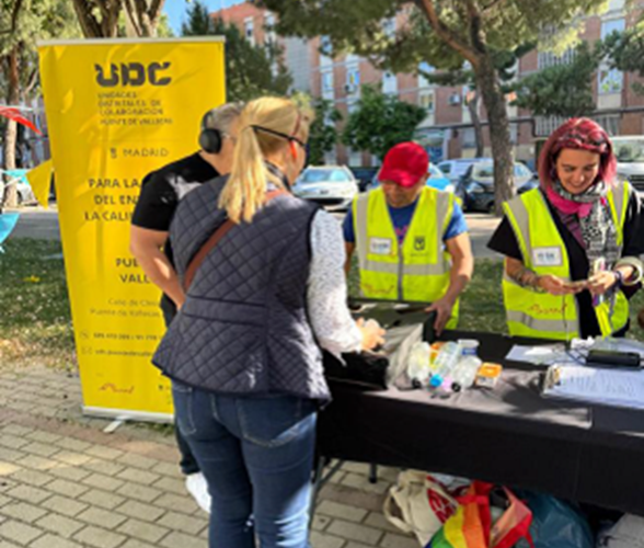 Campaña de las Unidades Distritales de Colaboración (UDC) en apoyo del reciclaje textil
