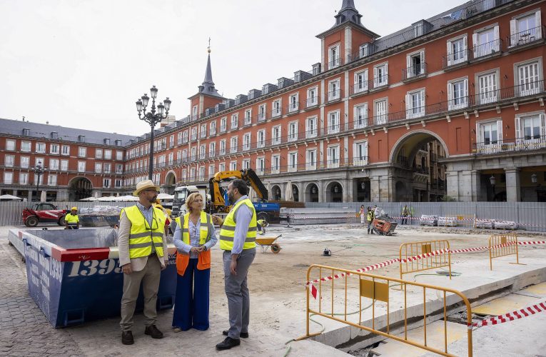 Avanza la rehabilitación del túnel bajo la plaza Mayor para garantizar su seguridad estructural
