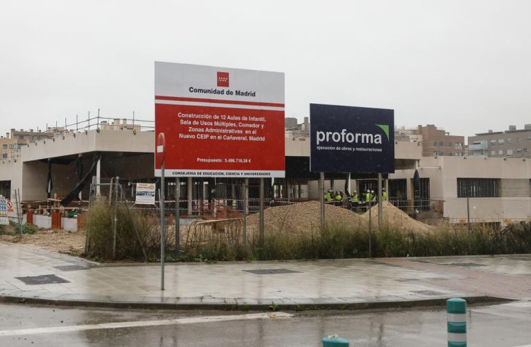 La Comunidad de Madrid abrirá en septiembre en El Cañaveral el primer colegio público construido también para acoger 1º y 2º de ESO