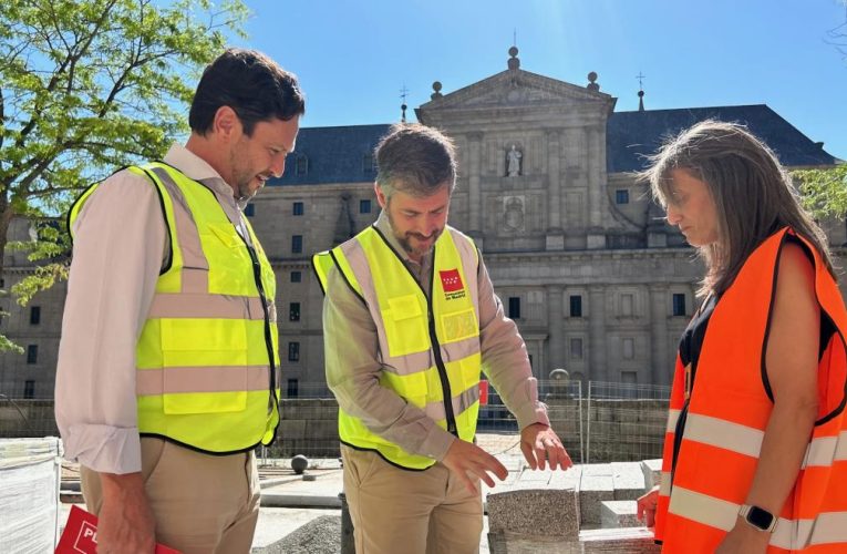 La Comunidad de Madrid rehabilita el Paseo de Juan de Borbón y Battenberg en San Lorenzo de El Escorial, Patrimonio Mundial de la Humanidad por la UNESCO