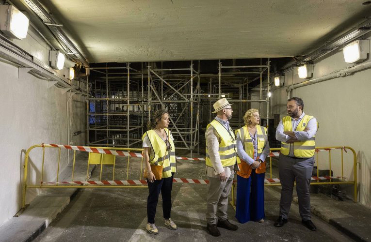 El Ayuntamiento reabre mañana viernes el túnel bajo la plaza Mayor tras finalizar los trabajos de rehabilitación