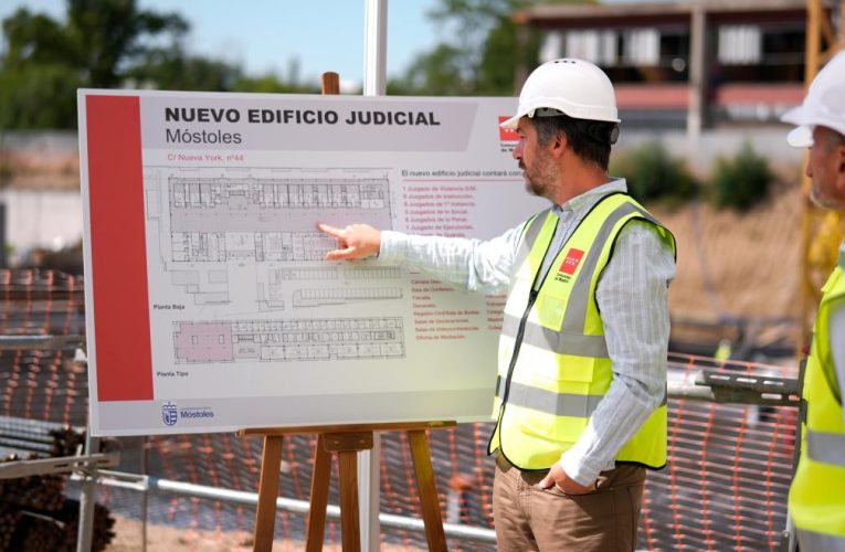 La Comunidad de Madrid construye en Móstoles unos nuevos juzgados que darán servicio a más de 340.000 vecinos de seis municipios