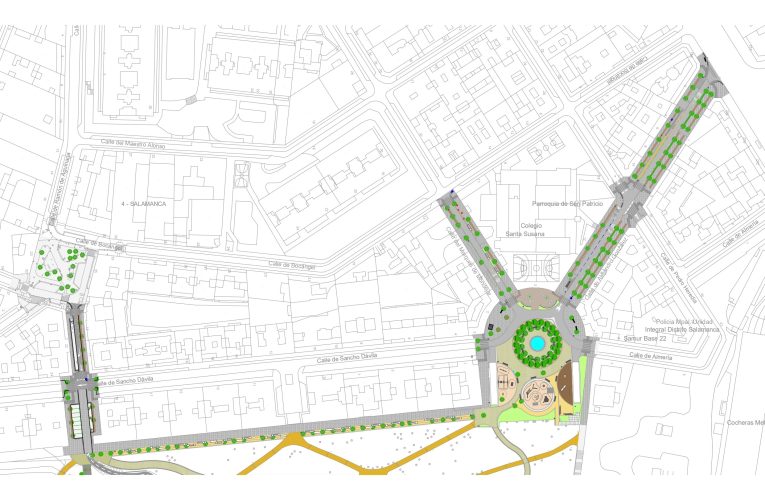 Parque Ventas impulsa la transformación urbana de Salamanca con más arbolado, accesos peatonales y zonas estanciales
