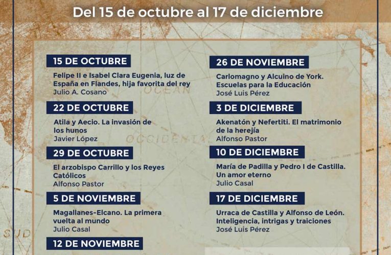 La historia toma la Sala Educarte de Pozuelo con los ciclos sobre personajes históricos y las fronteras de España