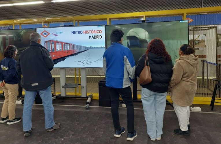 La Comunidad de Madrid celebra la Navidad en Metro con un simulador de trenes históricos, conciertos de villancicos y un gran Belén