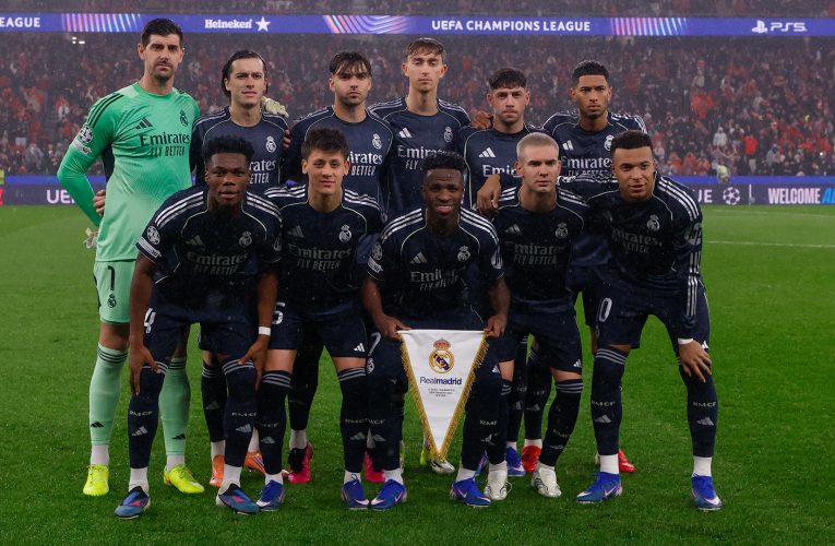 Once inicial del Real Madrid contra el Benfica