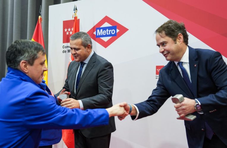 La Comunidad de Madrid destaca la profesionalidad y vocación de servicio de 43 trabajadores por sus actuaciones ejemplares en la red de Metro