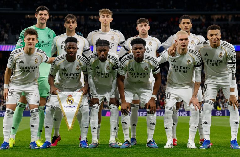 Onces iniciales del Real Madrid y del Rayo