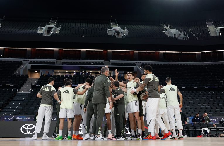Último entrenamiento antes de las semifinales de la Copa del Rey