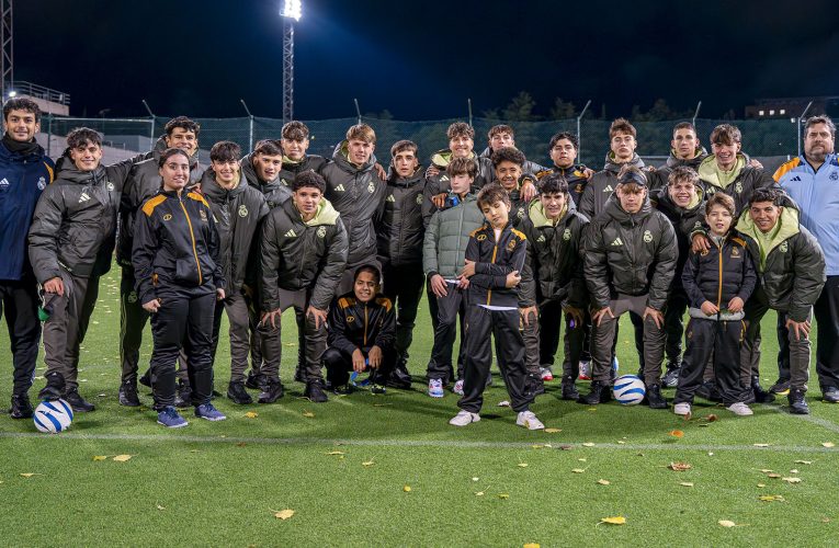 El Juvenil C, con la escuela sensorial de la Fundación para niños con discapacidad visual