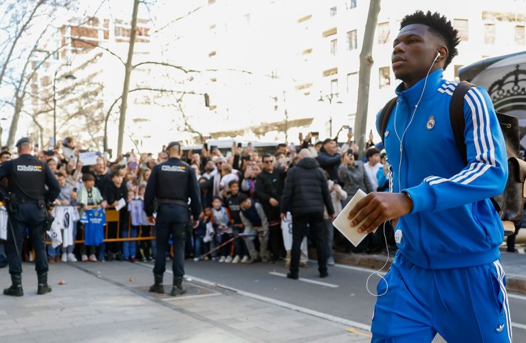 Así fue la llegada del Real Madrid a Valencia