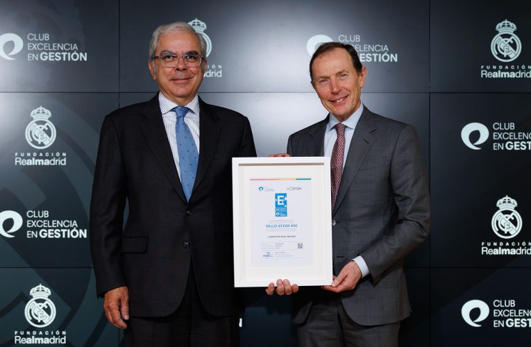 Concesión del Sello EFQM 400 a la Fundación Real Madrid
