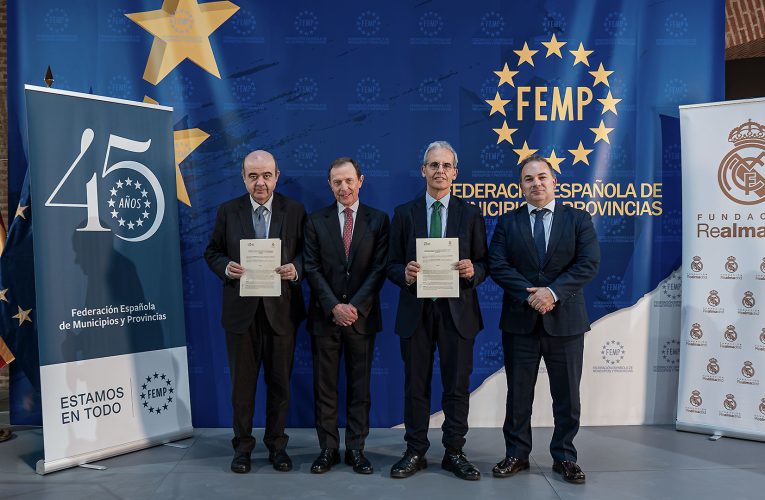 La FEMP y la Fundación Real Madrid prorrogan su alianza para fomentar la educación en valores a través del deporte