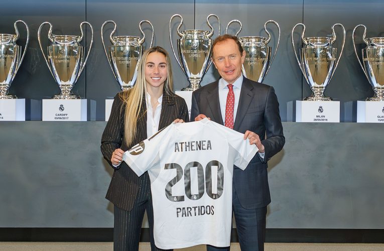 Athenea, 200 partidos con el Real Madrid