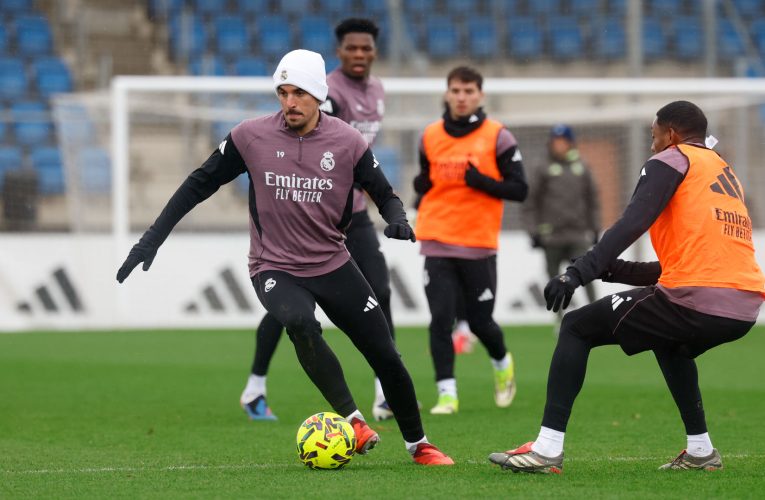 Último entrenamiento antes de recibir a la Real Sociedad