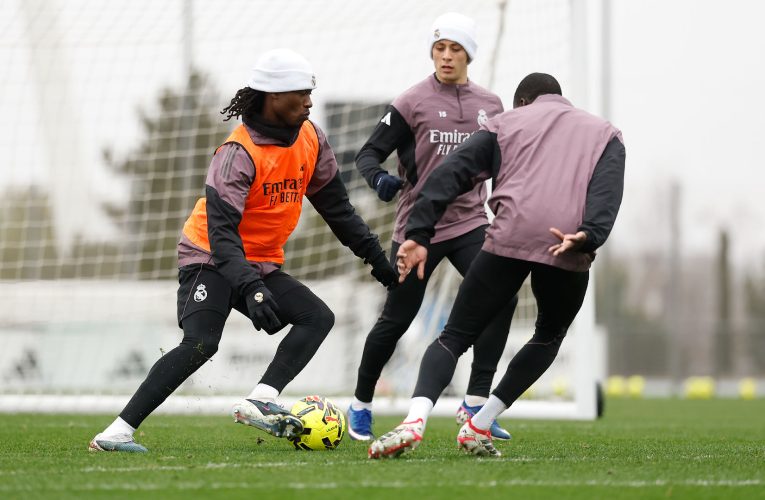 El equipo se está entrenando