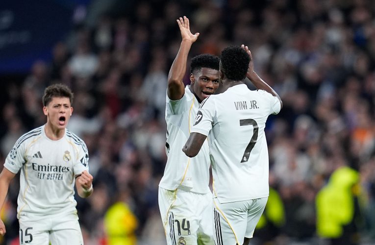 Onces iniciales del Real Madrid y del Benfica