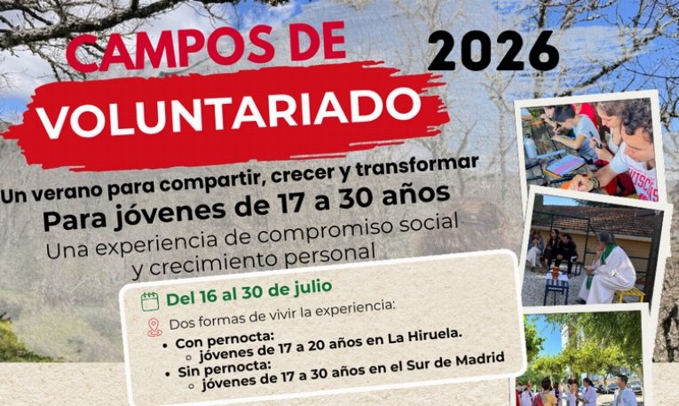 Archidiocesis de Madrid – Cáritas Madrid abre la inscripción para los Campos de Voluntariado 2026: una oportunidad para vivir un verano desde el encuentro y el compromiso