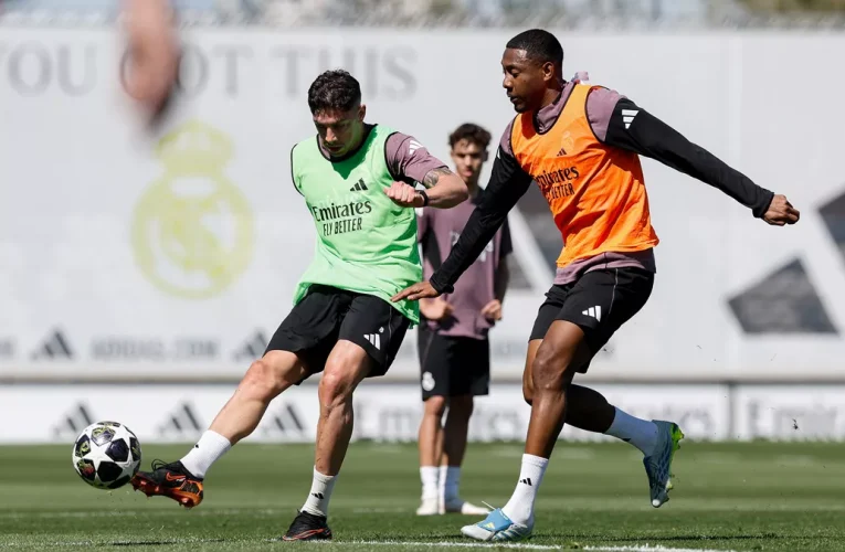 El Real Madrid prepara el partido contra el Bayern