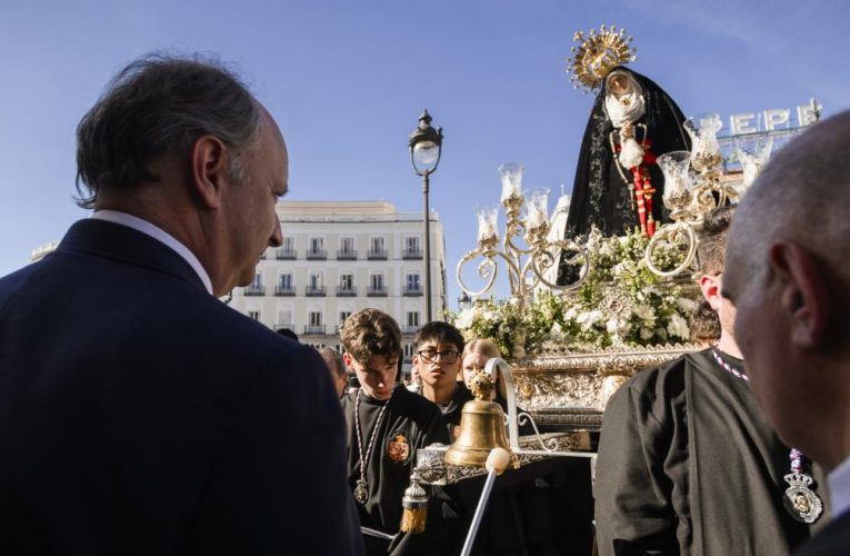 La Comunidad de Madrid participa en la procesión de La Soledad y Desamparo