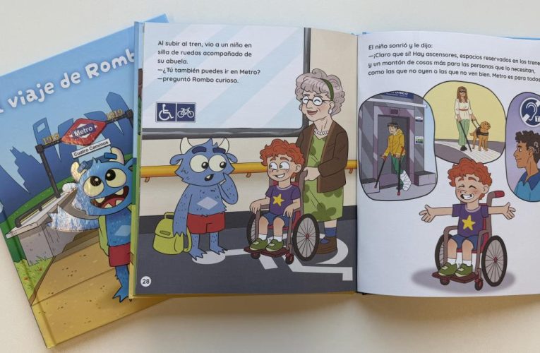 La Comunidad de Madrid presenta El viaje de Rombo, un cuento para enseñar el uso del suburbano a los más pequeños
