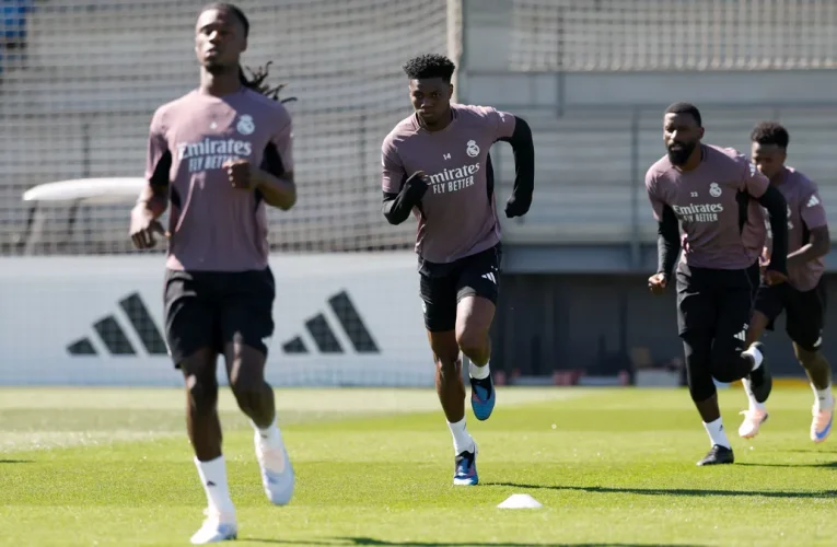 El equipo se está entrenando
