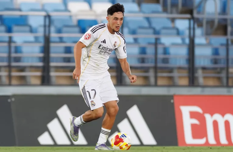 Once inicial del Castilla frente a Unionistas de Salamanca