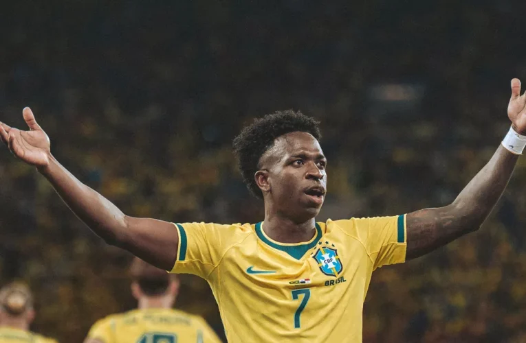 Vini Jr. marca y asiste en la goleada de Brasil a Panamá
