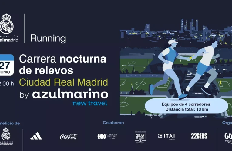 La Fundación abre inscripciones para la Carrera Nocturna by Azulmarino, una experiencia única en la Ciudad Real Madrid