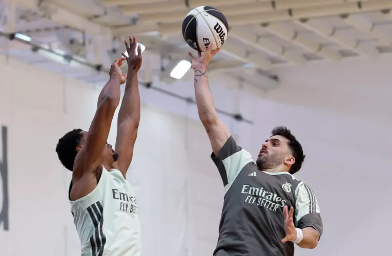 Último entrenamiento antes de viajar a Valencia