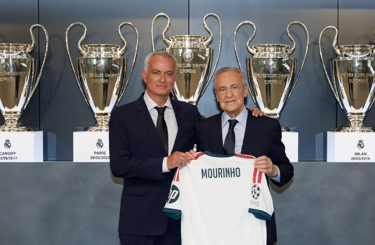Acto de presentación de Mourinho