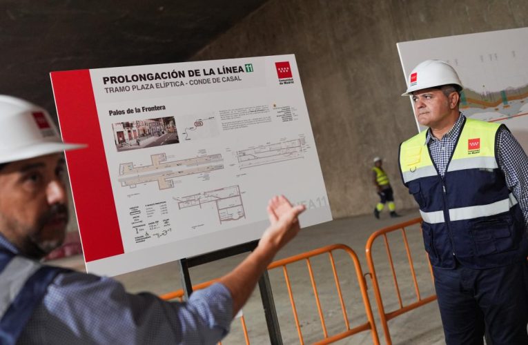La Comunidad de Madrid culmina la conexión subterránea entre Comillas y la futura estación de Palos de la Frontera de la ampliación de la L11 de Metro