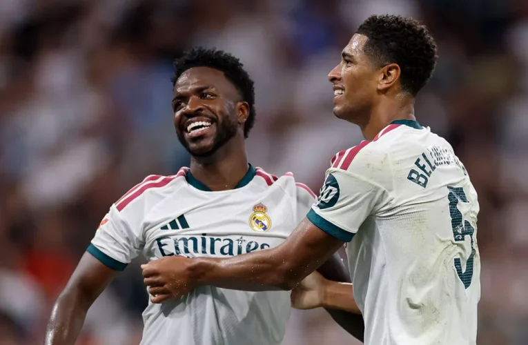 Onces iniciales del Real Madrid y del Rayo Vallecano