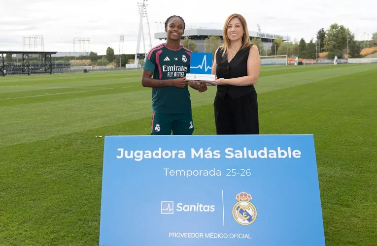 Linda Caicedo, elegida Jugadora Más Saludable de la temporada 2025/26